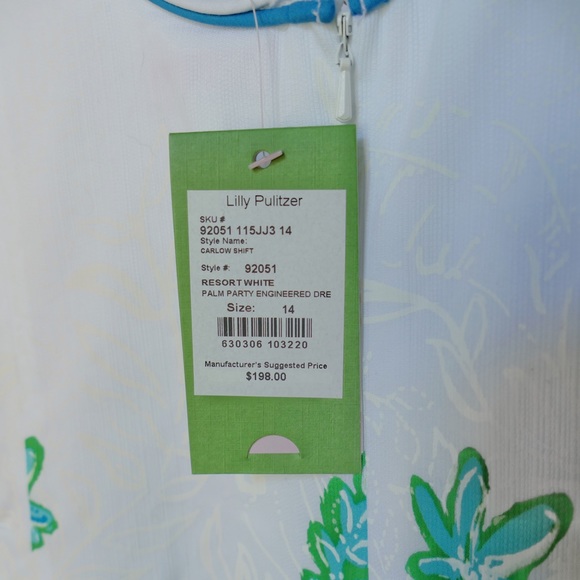 NWT Lilly Pulitzer Carlow Shift Dress 14 - Picture 4 of 4